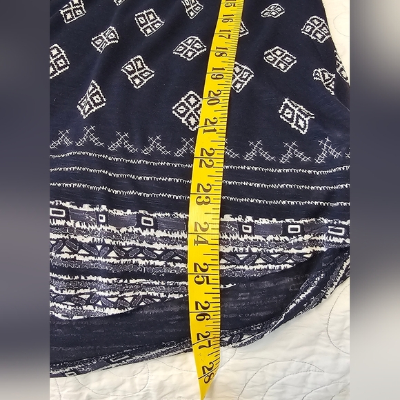 Lucky Brand Navy Blue Sleeveless Women's Top Size Medium NWOT - Picture 7 of 7